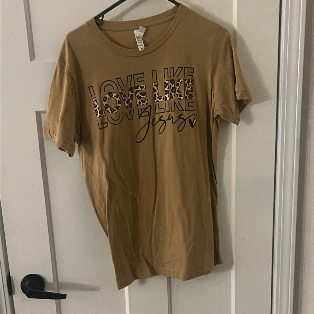 Love Like Jesus Graphic Short-Sleeve Tee - Tan